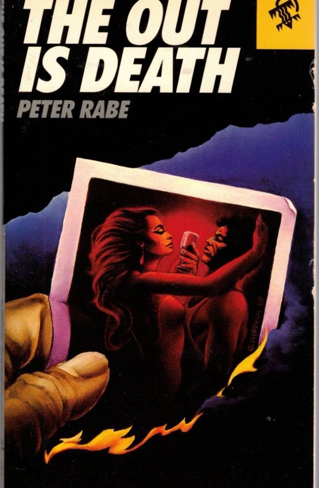 Black Lizard paperback The Out Is Death Peter Rabe