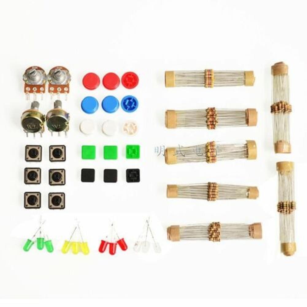 New Electronic Parts Pack KIT for ARDUINO component Resistors Switch Button E