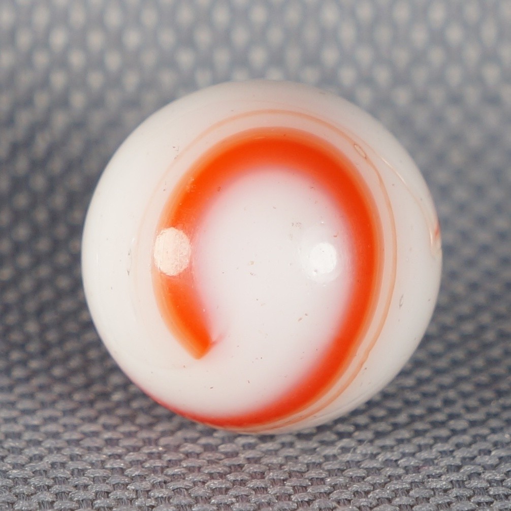 Vintage Marble: Mint 19/32 Transitional Crease Pontil Swirl -One Killer Old Mib