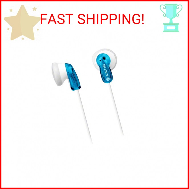 Sony MDRE9LP/BLU Earbud Headphones, Blue