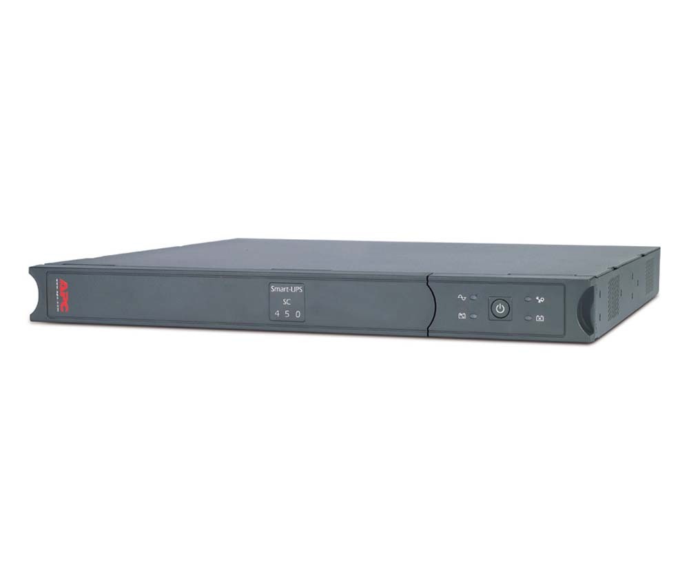 APC Smart-UPS SC 450VA/280W/230V Rackmount/Tower UPS,1U, Battery/Surge-protected