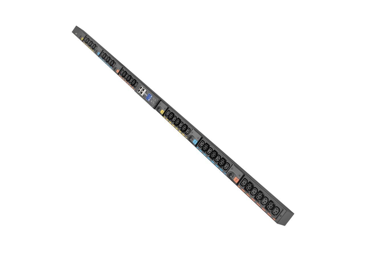 Eaton EVMAGU23X-E Universal-Input Managed PDU G4, 208V and 415/240V, 42 Outlets,
