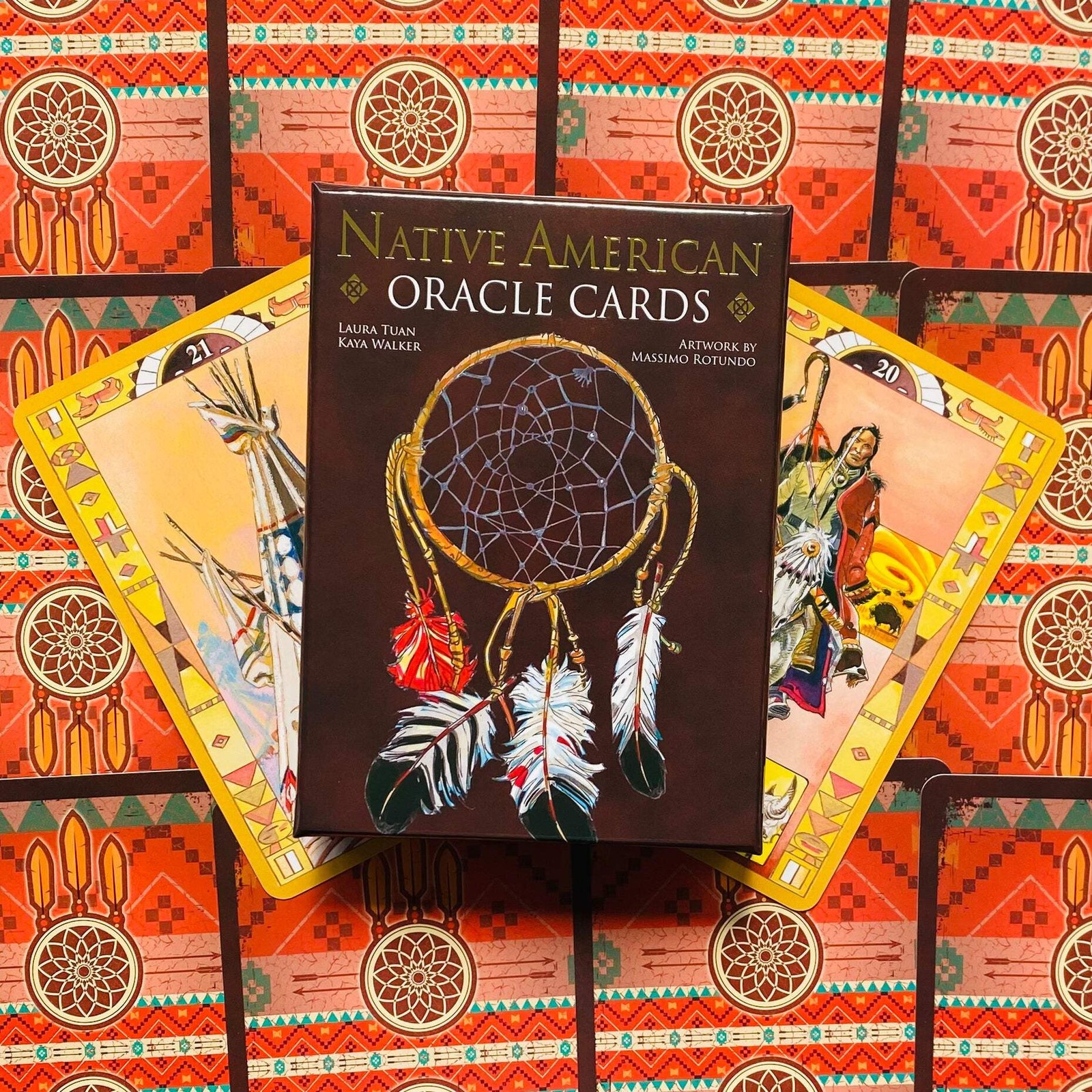 Native American Spirituality Oracle Cards Deck Esoteric Telling Lo Scarabeo OR1