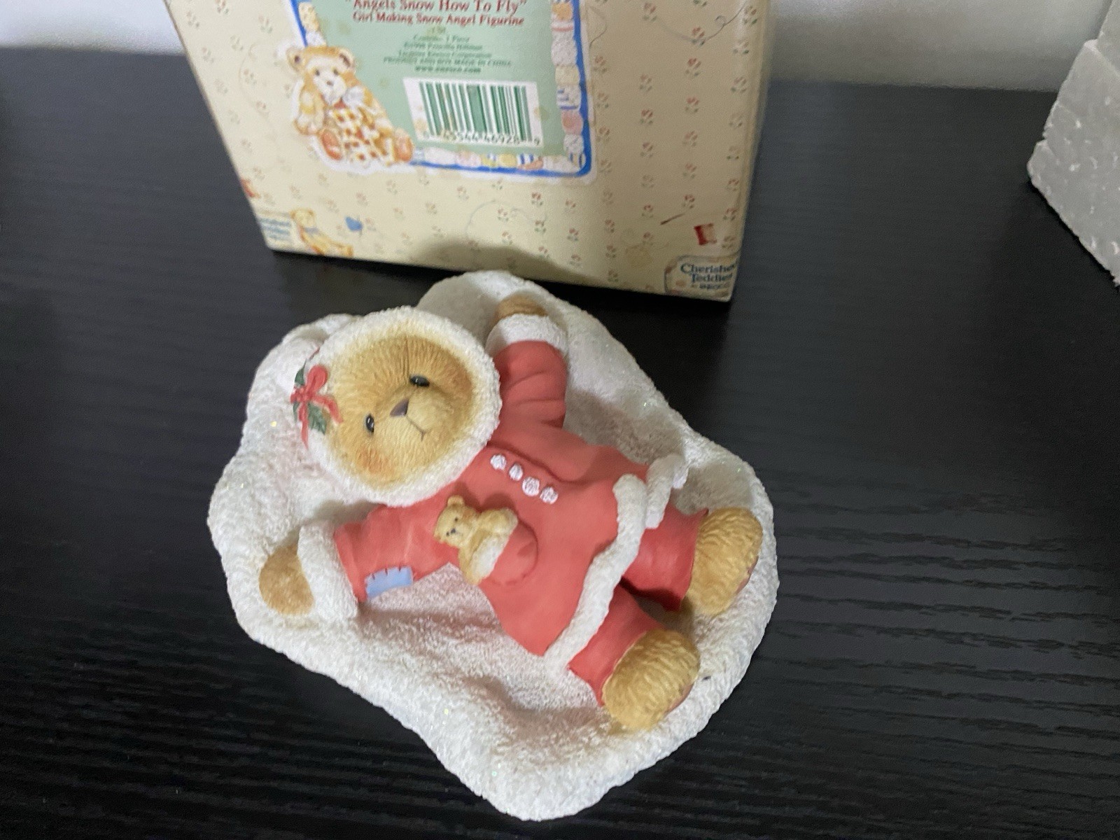 Cherished Teddies Carol Angel Bear Figurine by Priscilla Hillman Resin 1998
