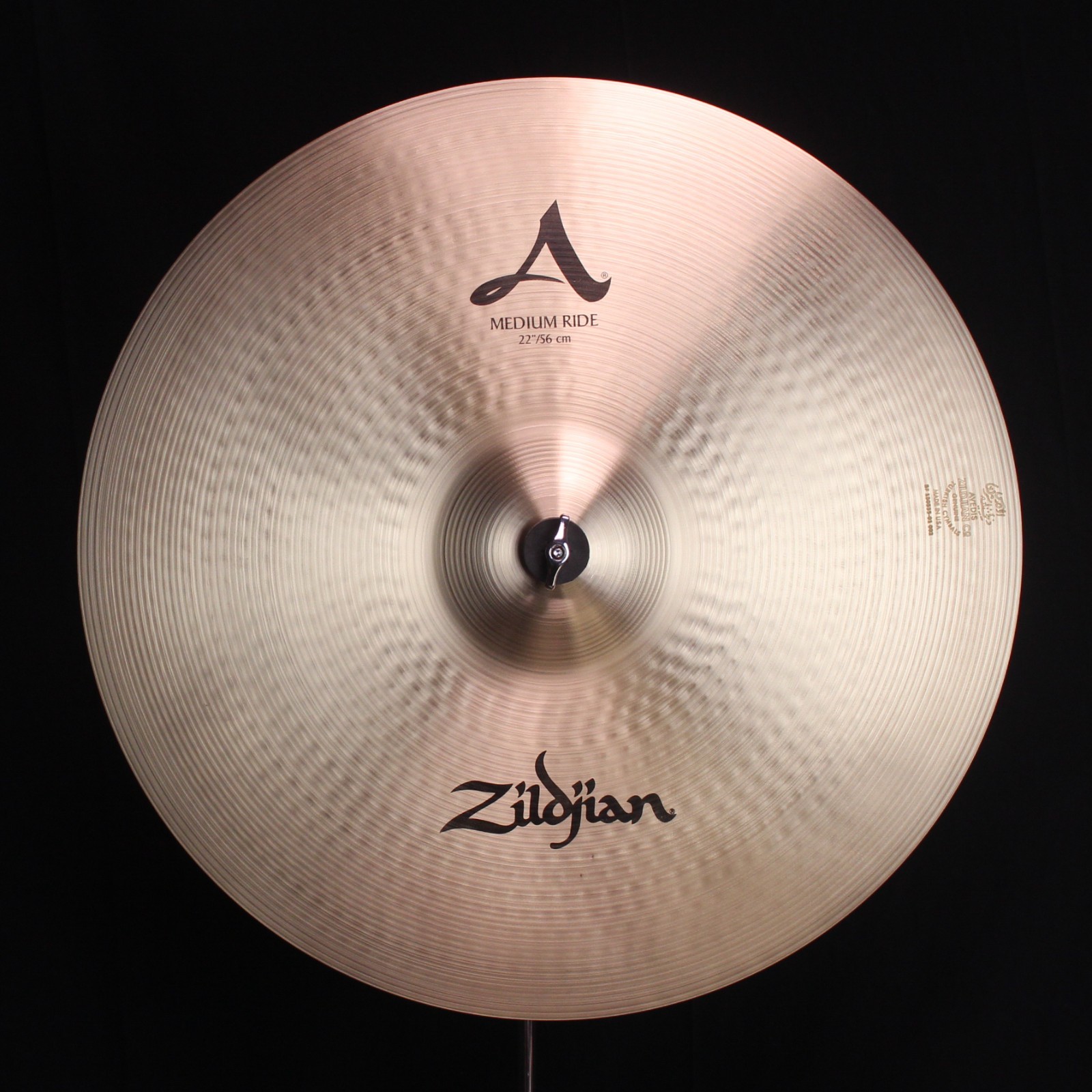 Zildjian 22" A Medium Ride - 2839g (video demo)