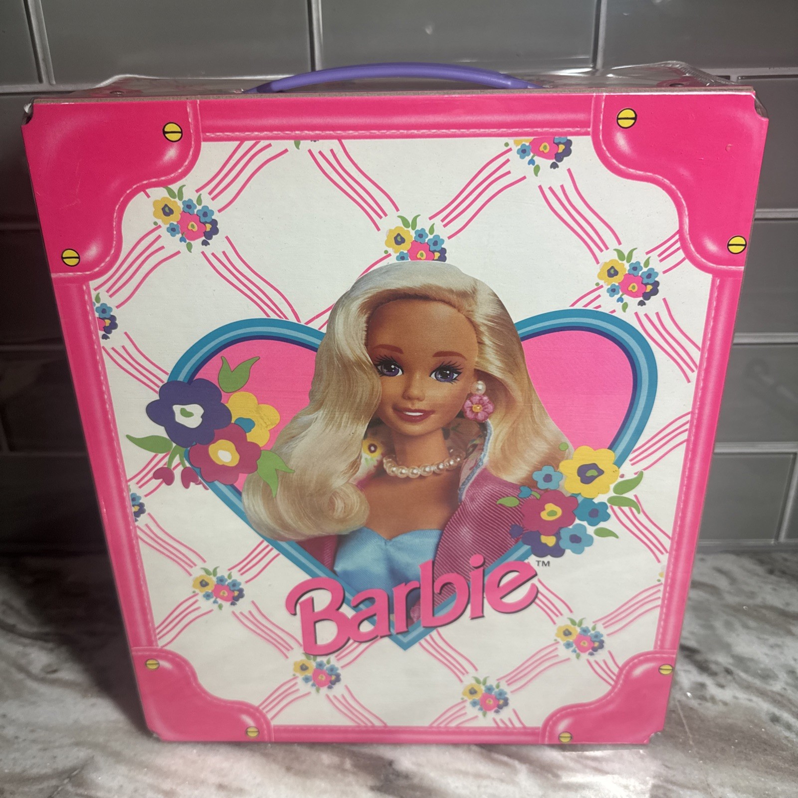 Vintage Mattel Inc. Barbie Fashion Doll Case 1996