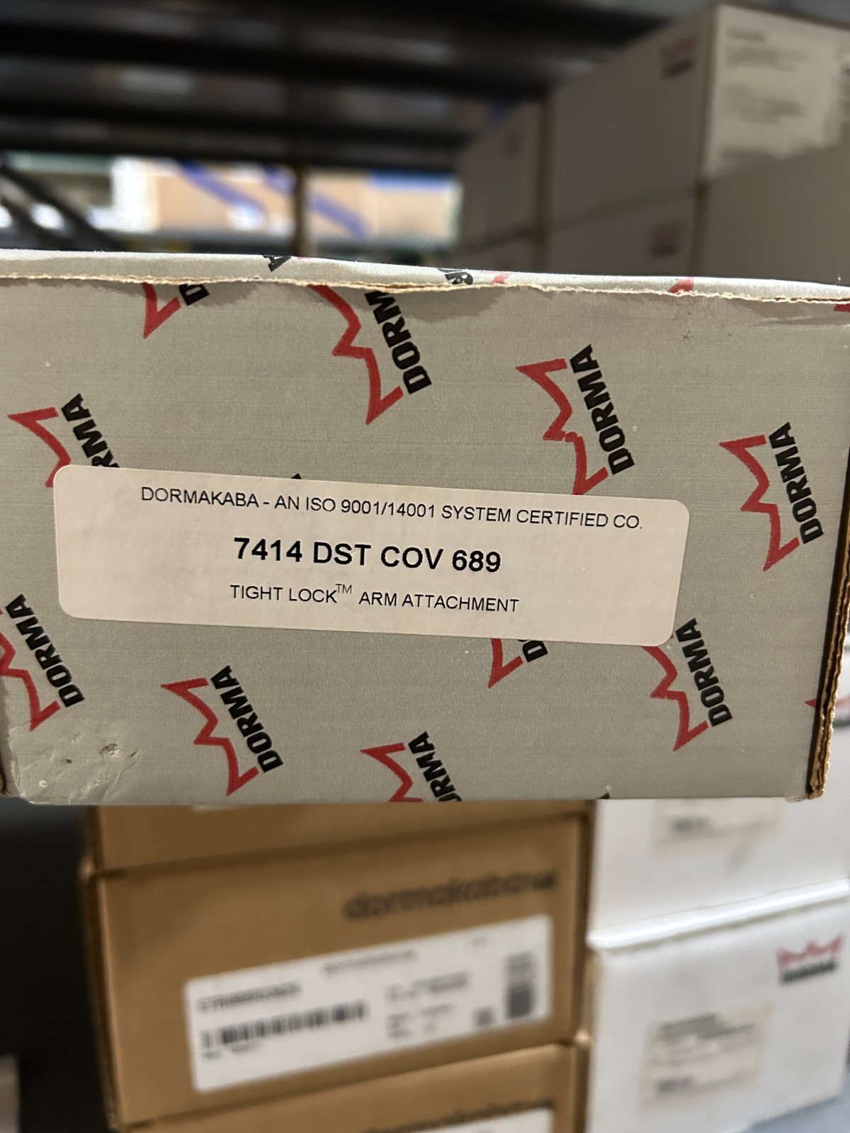 Dormakaba 7414 DST COV Door Closer 689 Aluminum Finish, Size 1-4