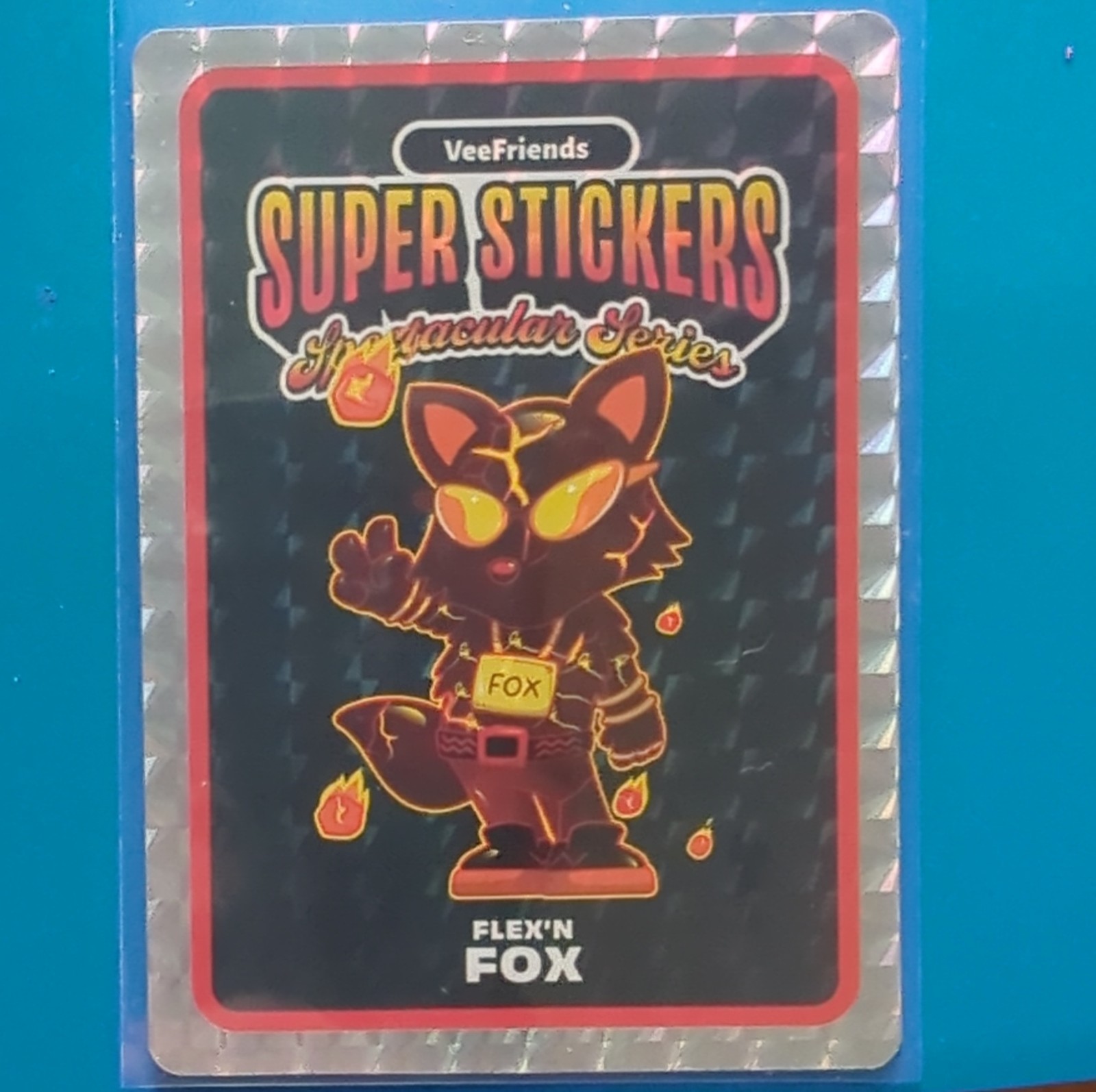 VeeFriends Super Stickers Spectacular Series Flex'n Fox Foil Sticker 2026
