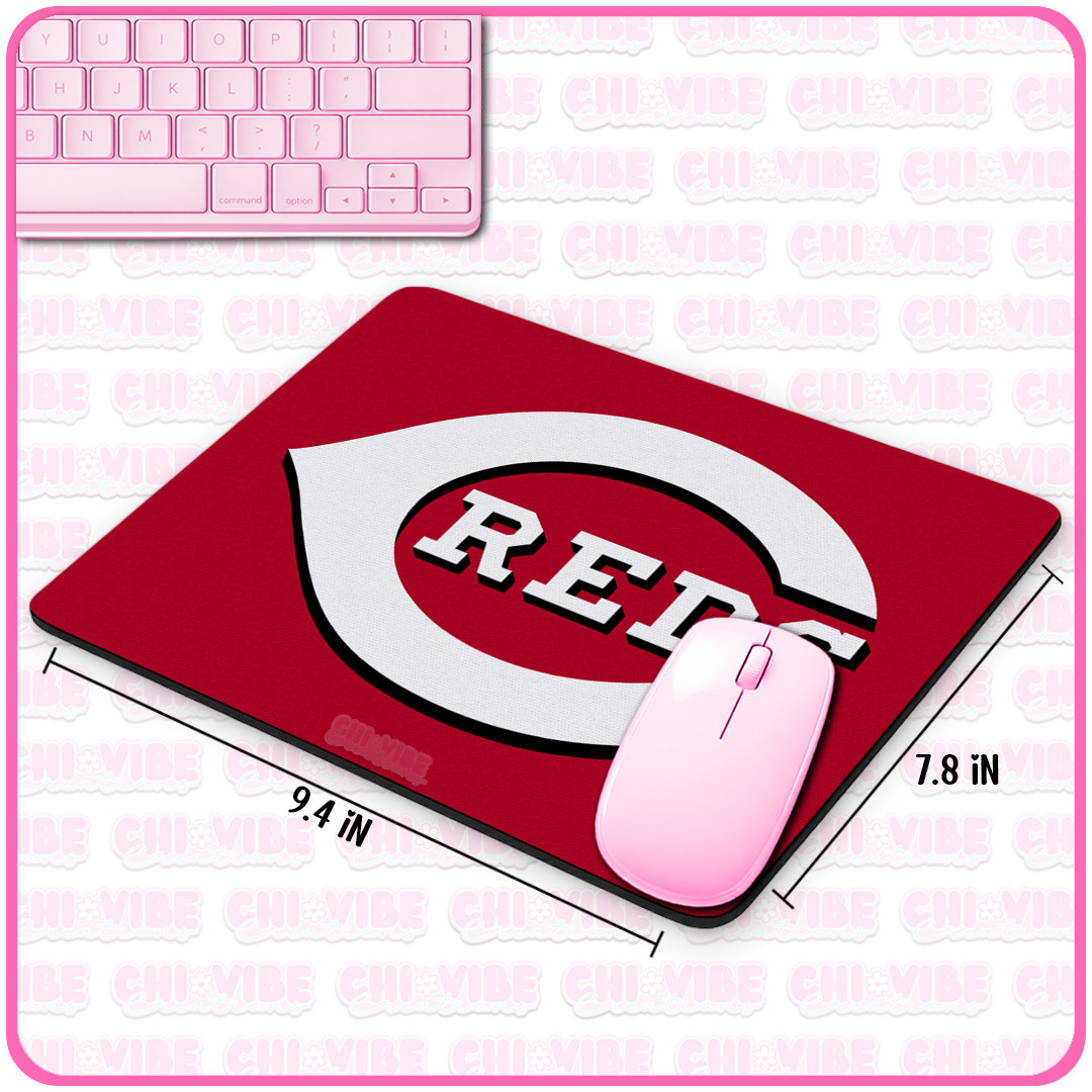 Cincinatti Reds Mousepad Computer Mouse Laptop Non-slip Desk Home Office
