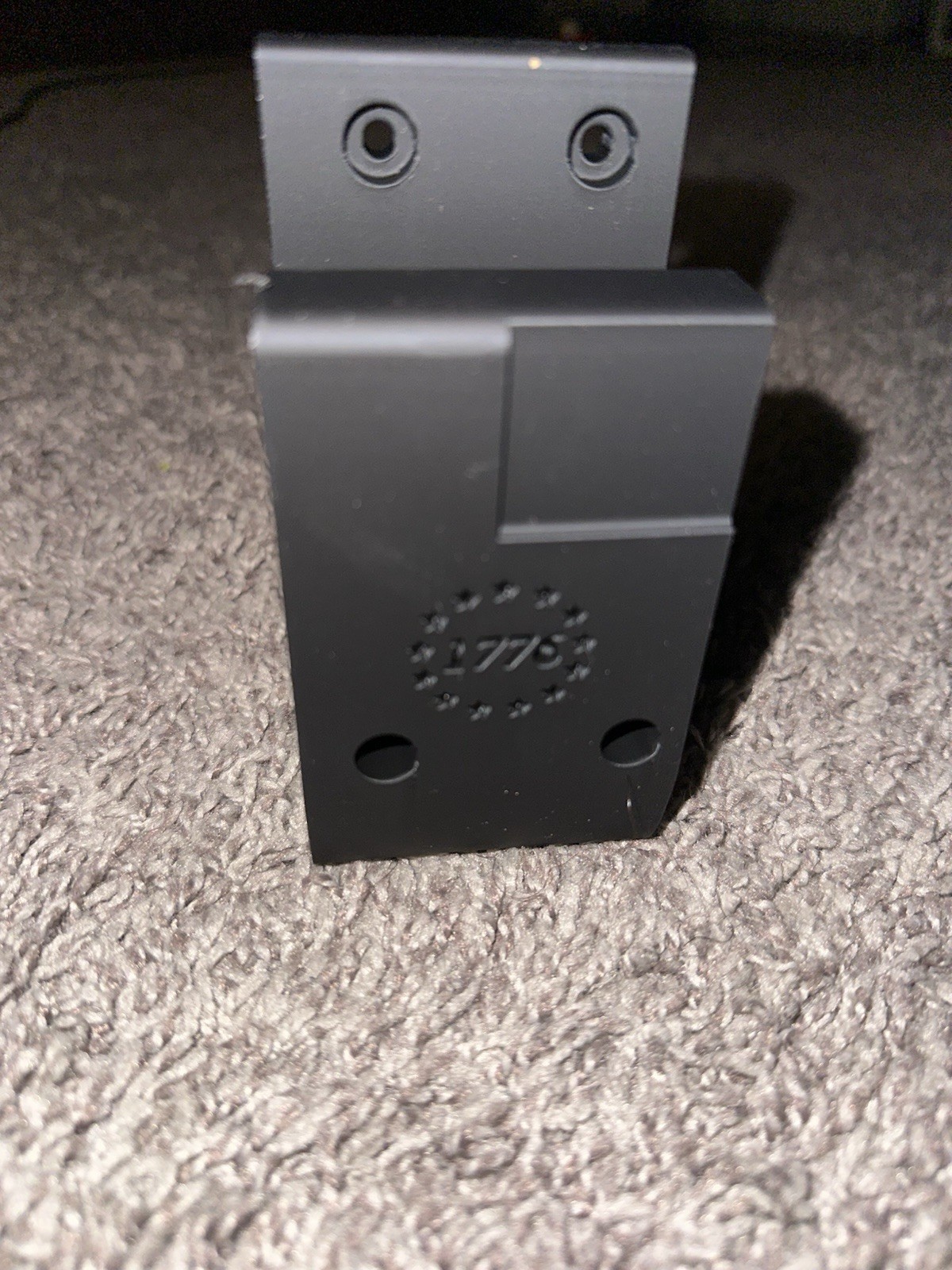 1776 Black .223/556 rifle Wall Mount Gun Rack 