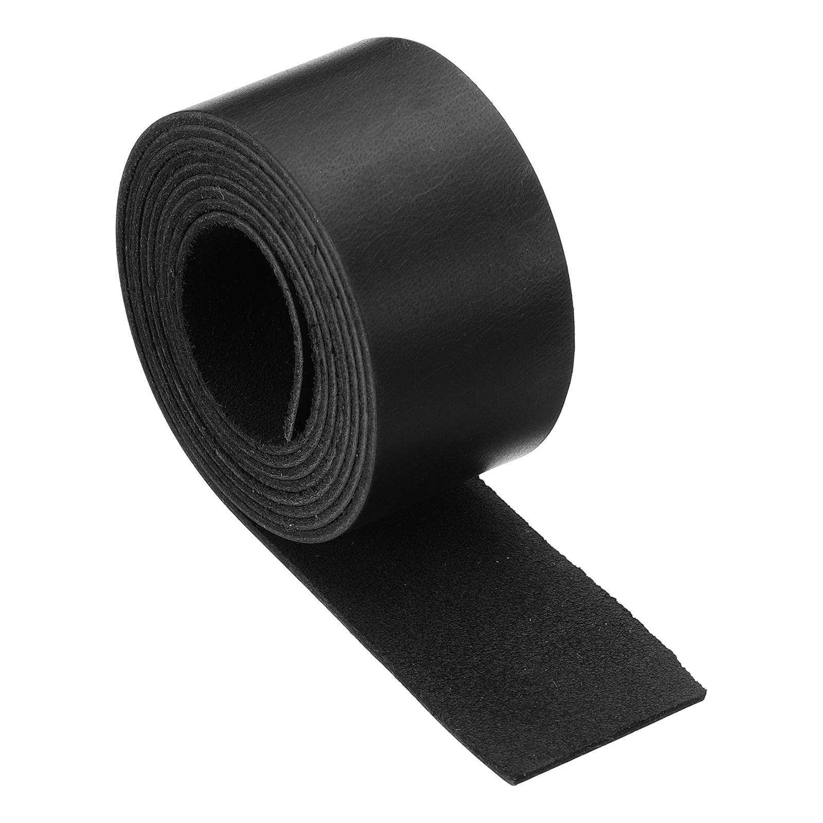 Full Grain Leather Strap, 1.2 Inches Wide x 51 Inches Long, Black