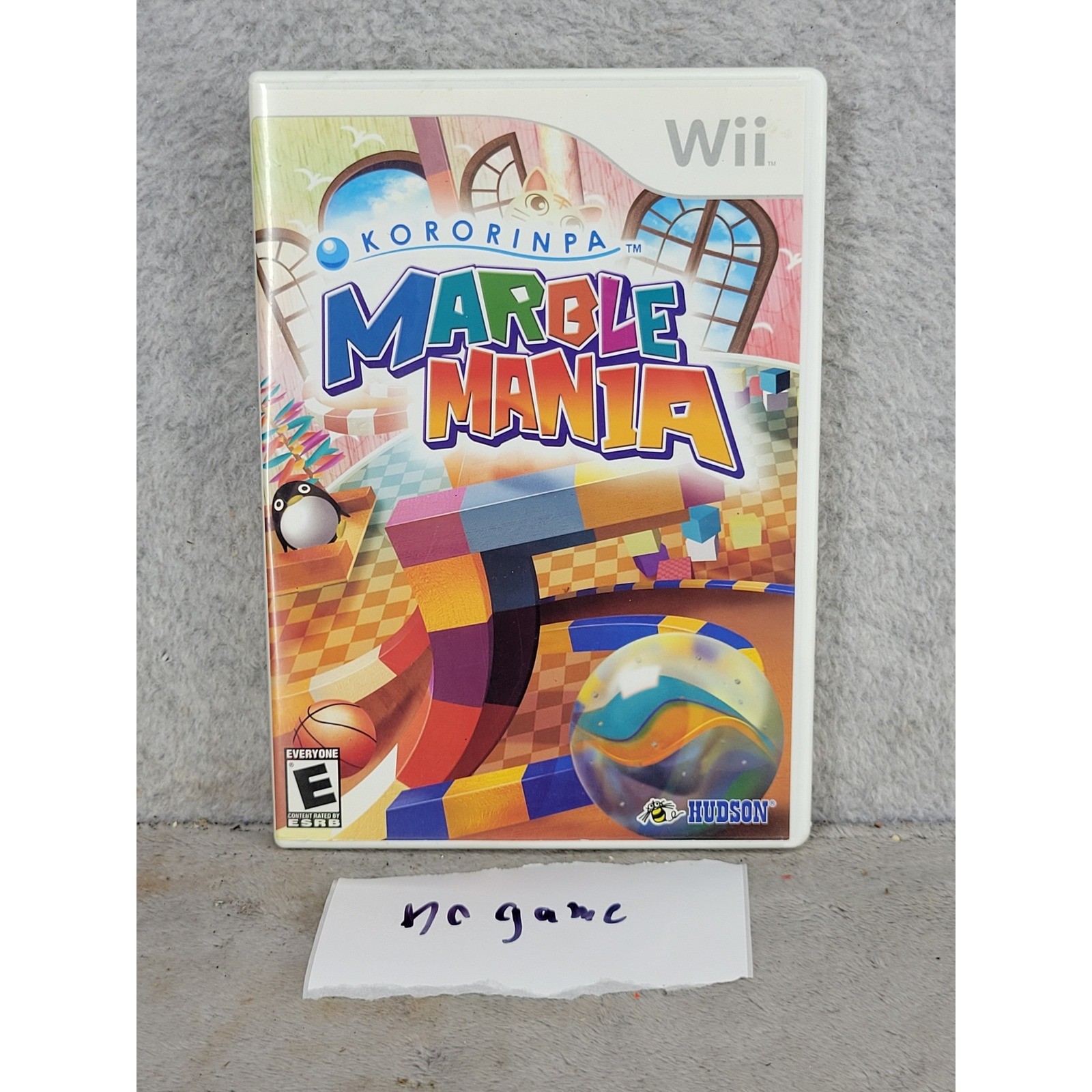 Kororinpa Marble Mania Nintendo Wii Case and Manual Only NO GAME Hudson Soft