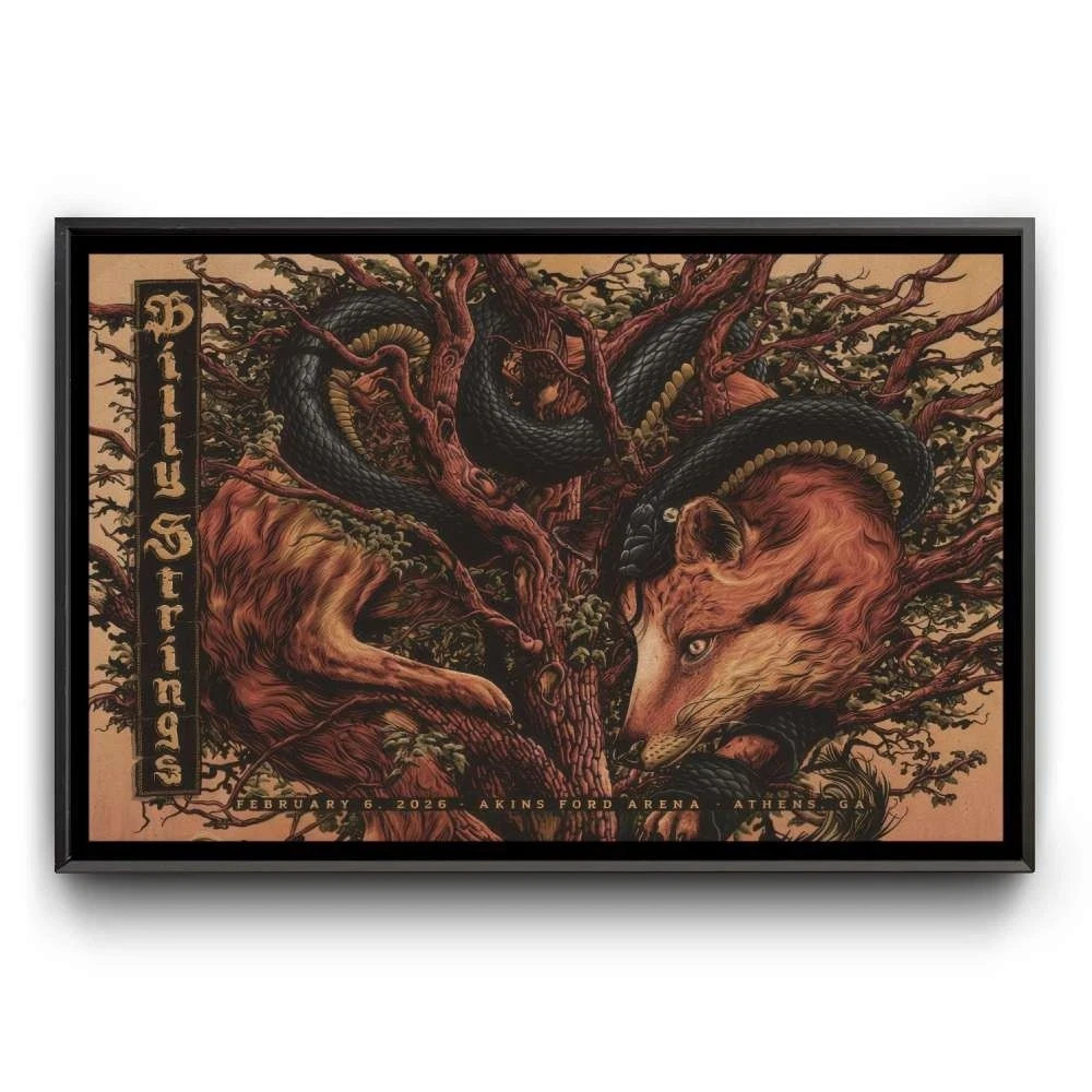 Billy Strings Athens GA February 6 2026 Poster