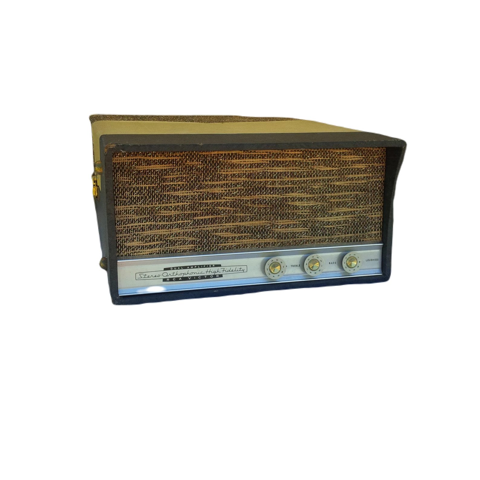 Vintage Portable RCA Victor Stereo Orthophonic Record Player High Fidelity Decor