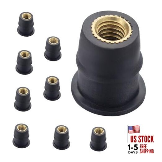 10Pcs Well Nuts Fairing Fasteners Windshield Motorcycle Accessories Screws M5