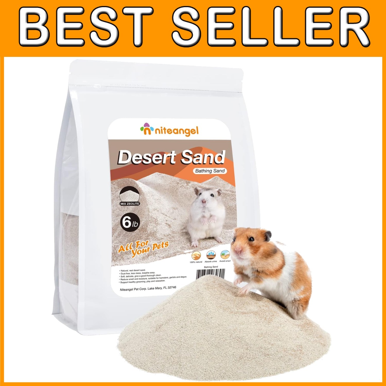 Hamster Sand Bath for Small Pets