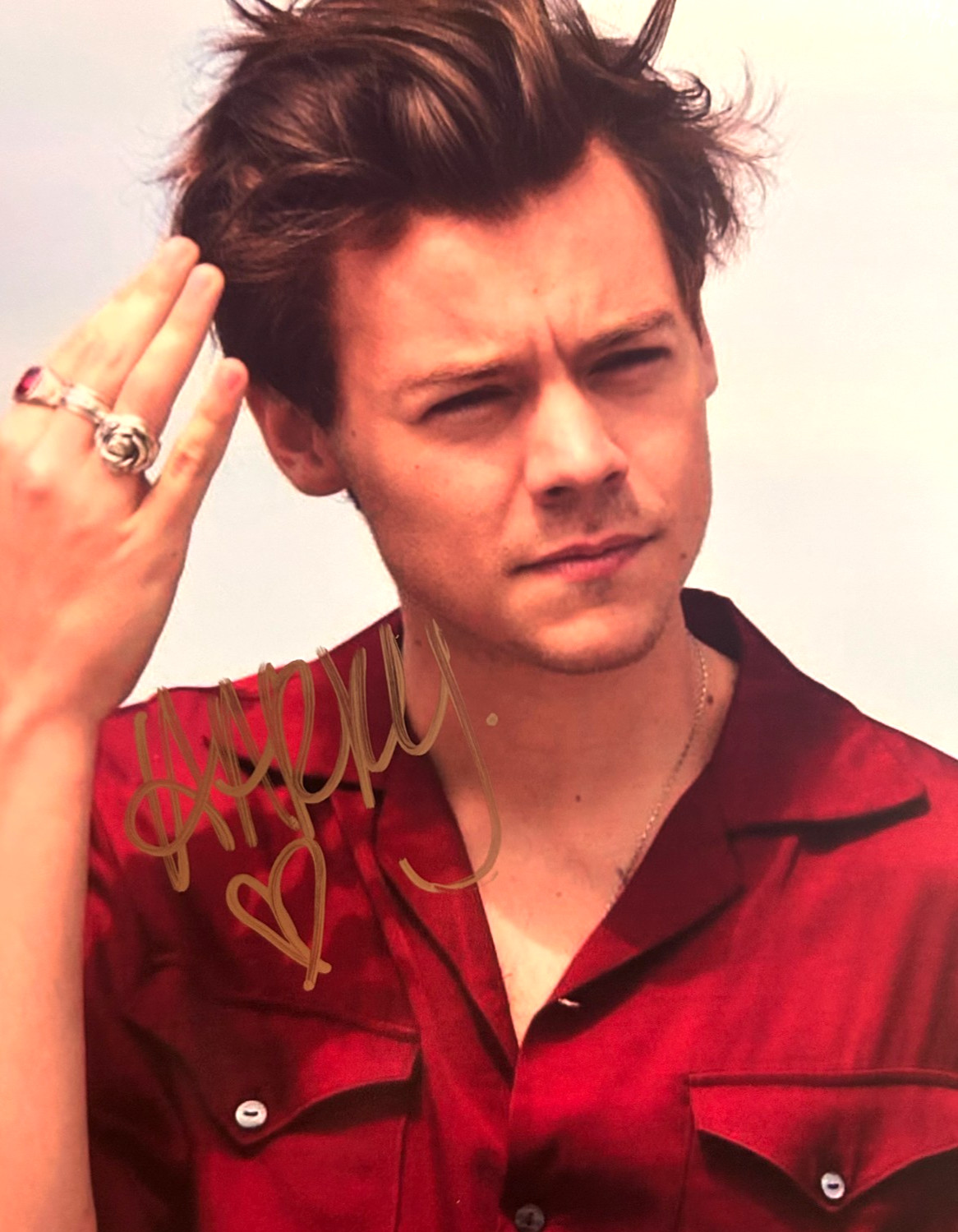 HARRY STYLES  Hand Signed Original 8x10" Authentic REAL Original Autograph w/COA