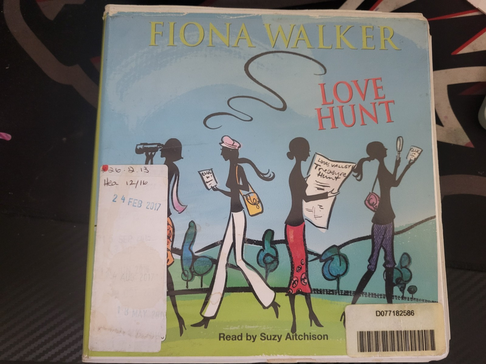 FIONA WALKER - LOVE HUNT - 19 CDS AUDIOBOOK UNABRIDGED DISC ONLY