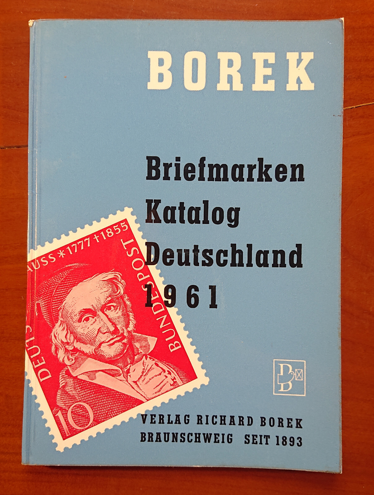 Richard Borek Stamp Catalog Germany 1961 187 Pages Philately Stamps