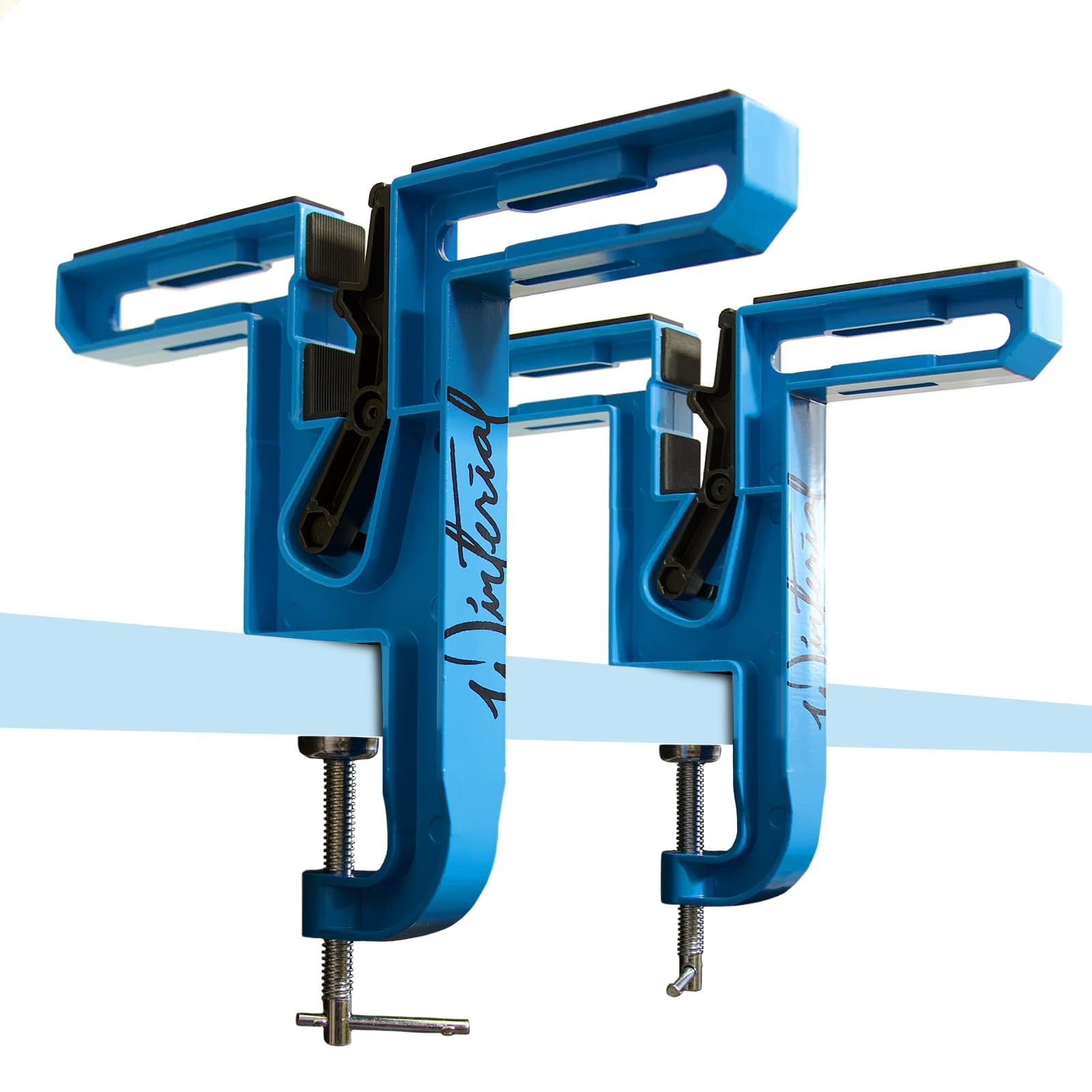 Winterial Snowboard and Ski Vise, Set of Two NonSlip Vice Grips with Horizon...