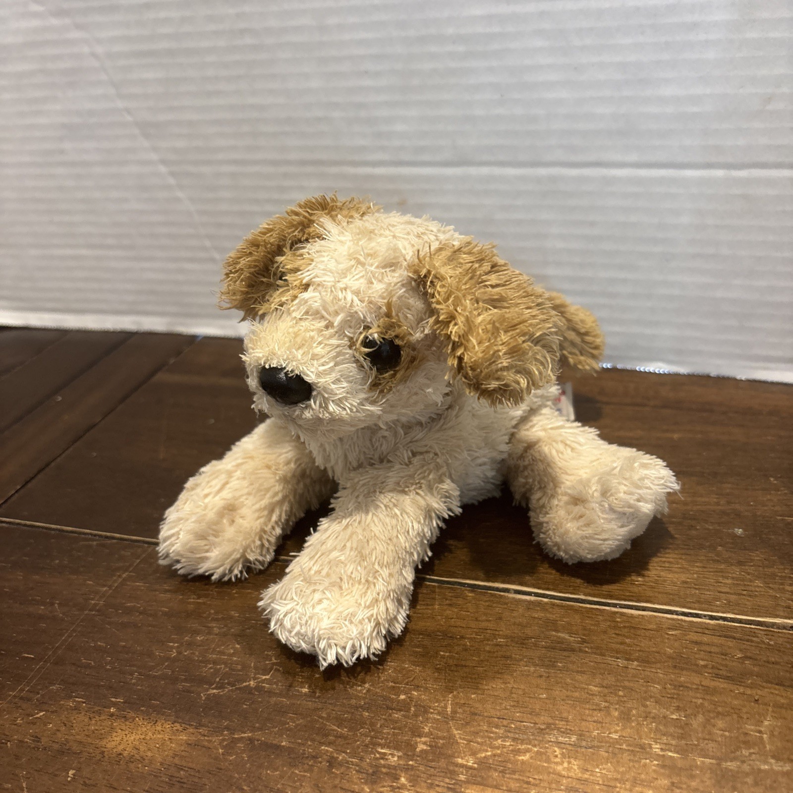 Aurora® Mini Flopsie™ Stuffed Animal Plush RARE tan brown golden puppy dog 