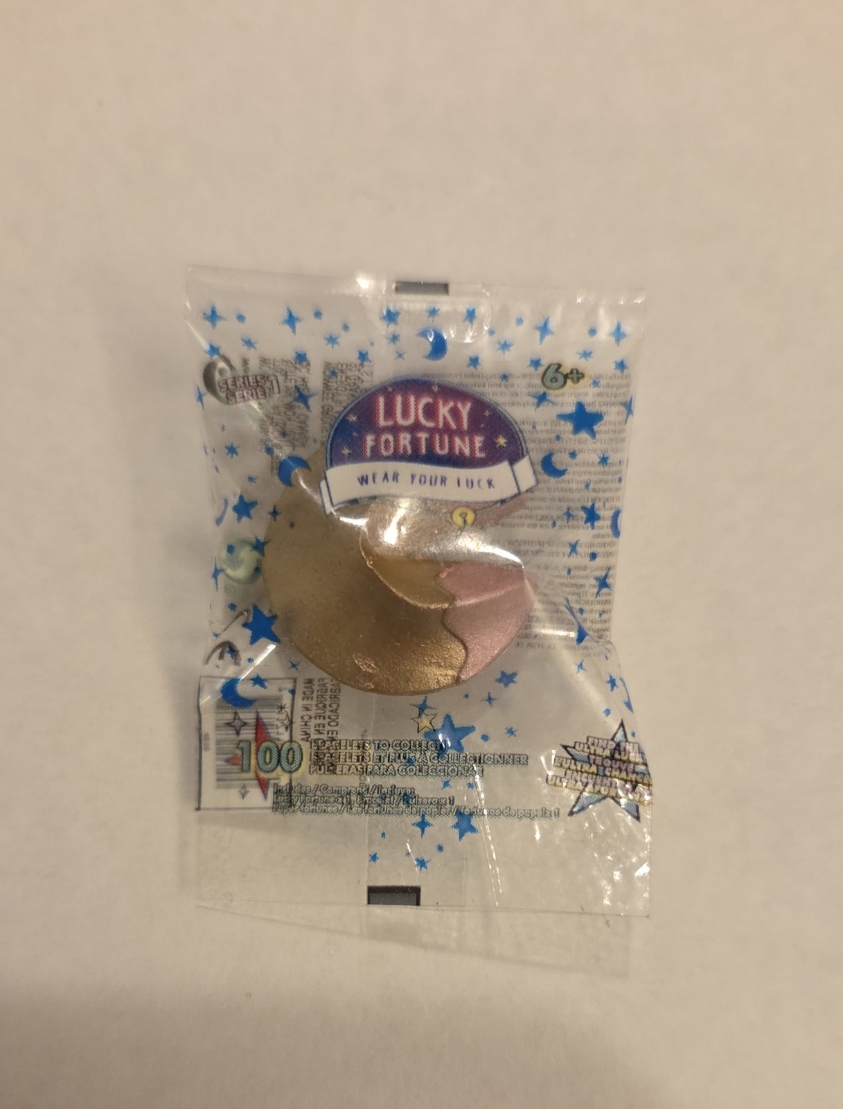 Lucky Fortune Collectible Fortune Cookie Charm Gold mini brands 