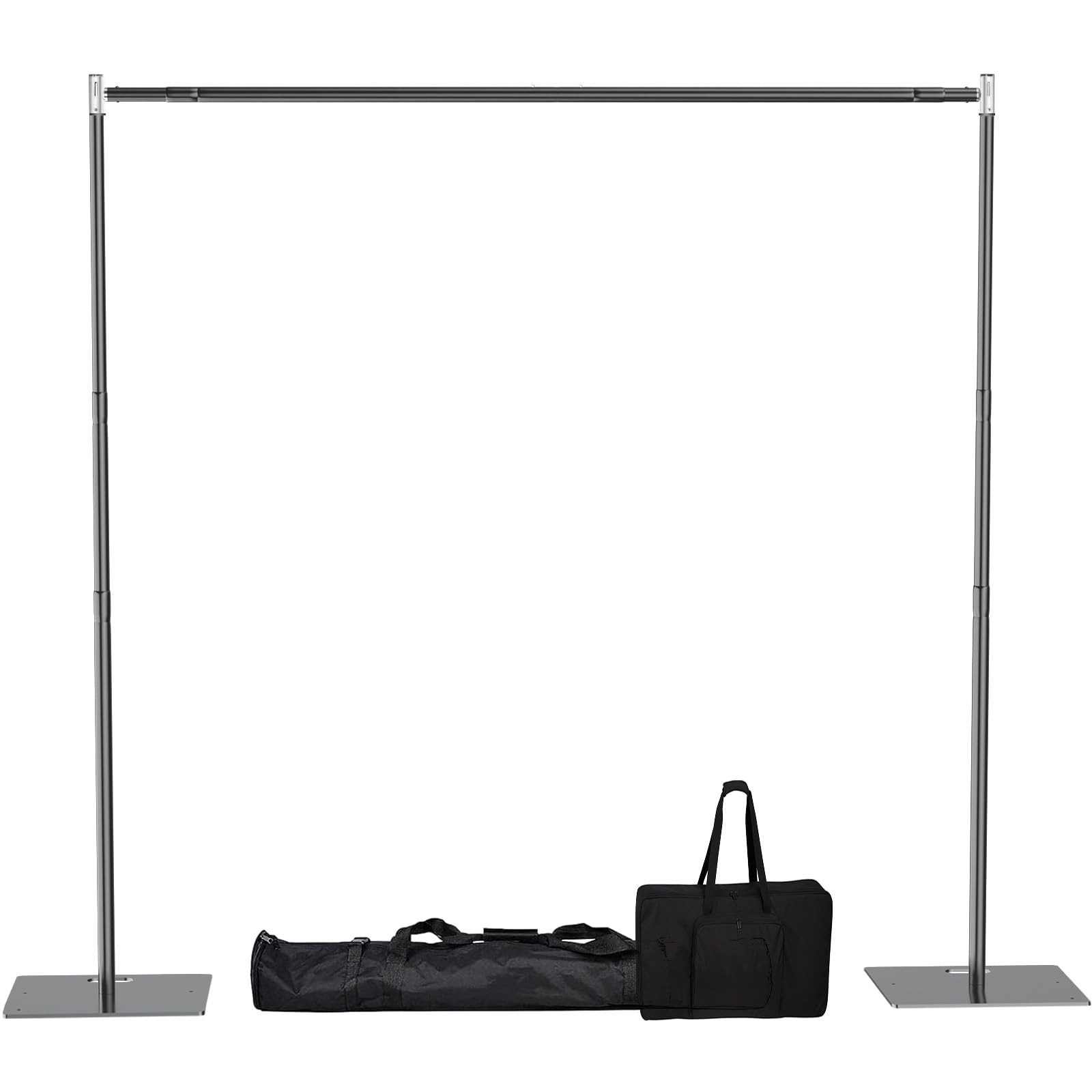 Pipe and Drape Backdrop Stand Kit 8x10 ft Adjustable Photo Background Backdro...