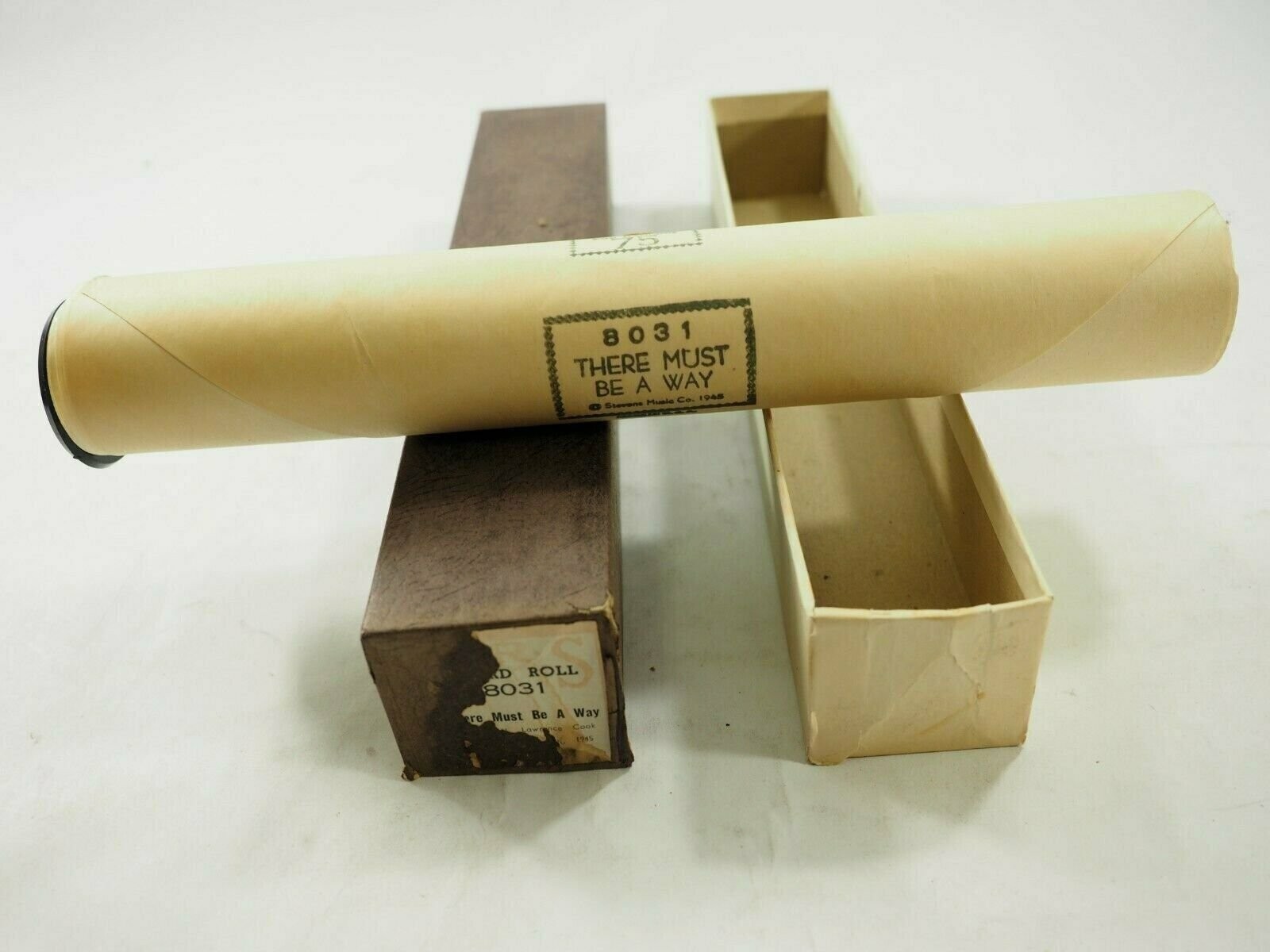 Q.R.S.8031 Word Roll "There must Be A Way" 1945 Piano Roll