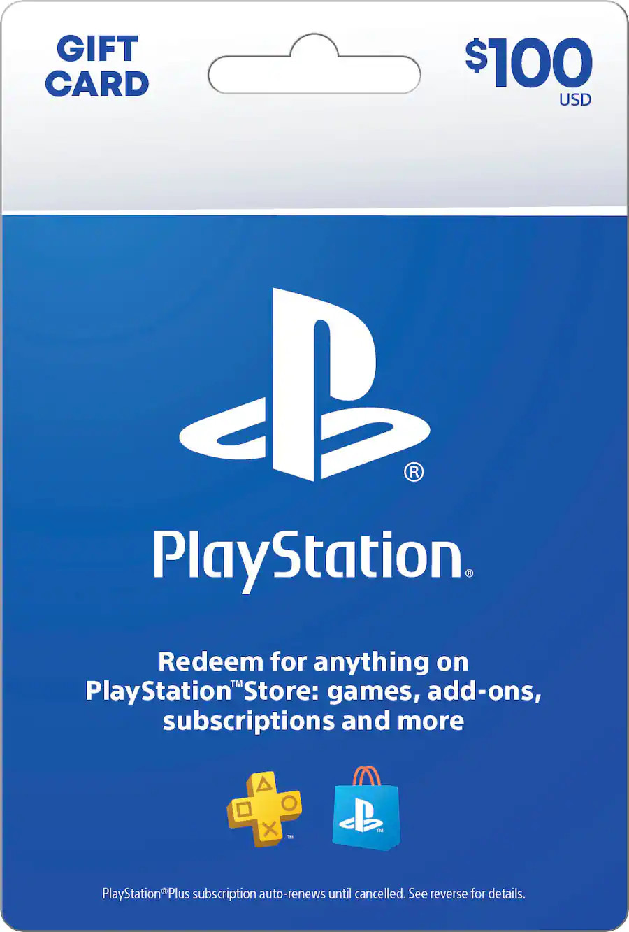 $100 Sony Playstation Store Gift Card Instant Message Delivery within 1 HOUR PS5