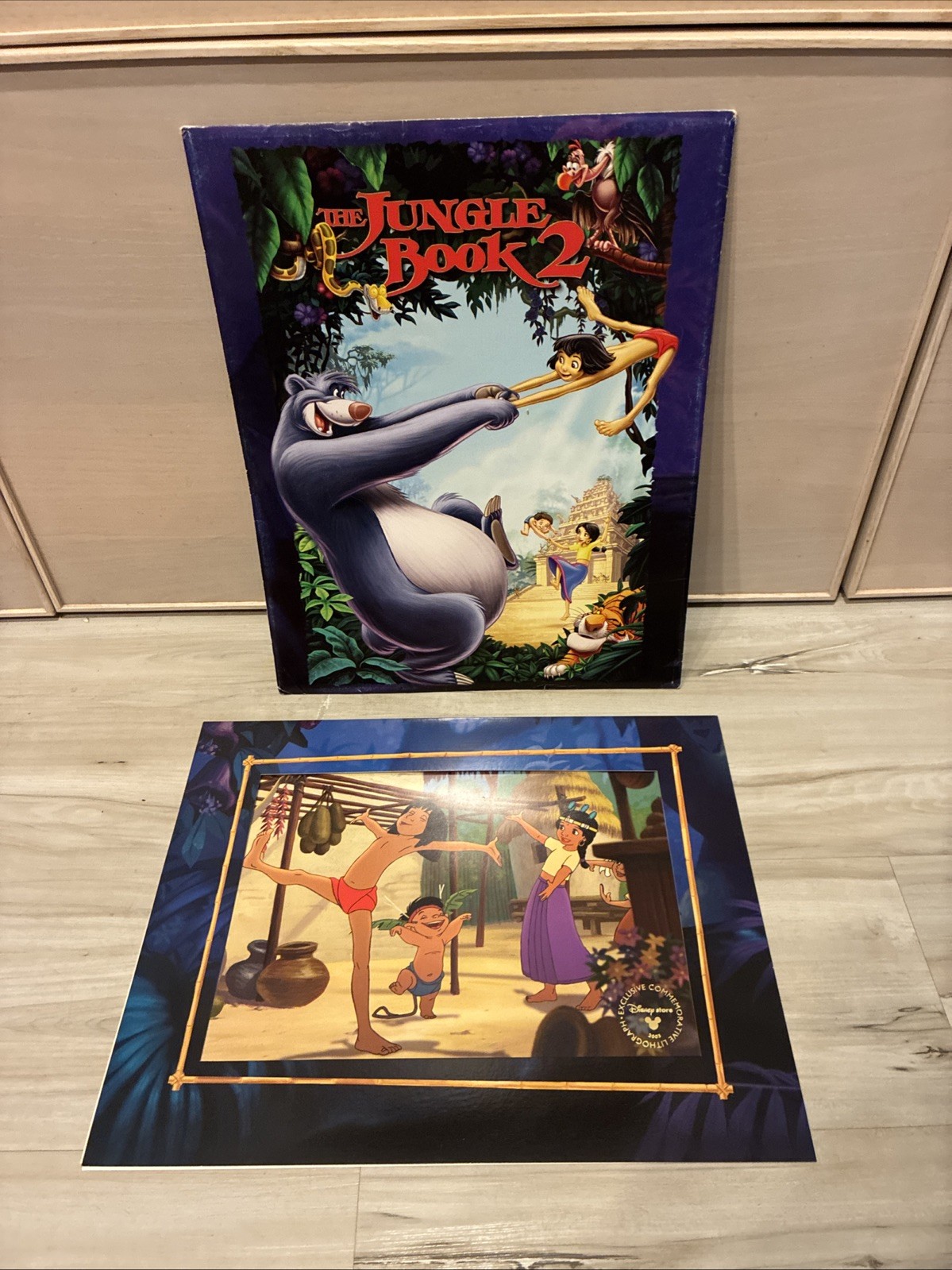 Disney Store Exclusive The Jungle Book 2 Commemorative Lithograph