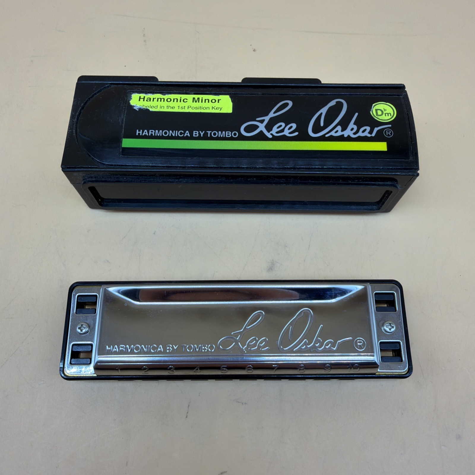 Lee Oskar Harmonic Minor Harmonica Db/C# MINOR - 1910-Dbm