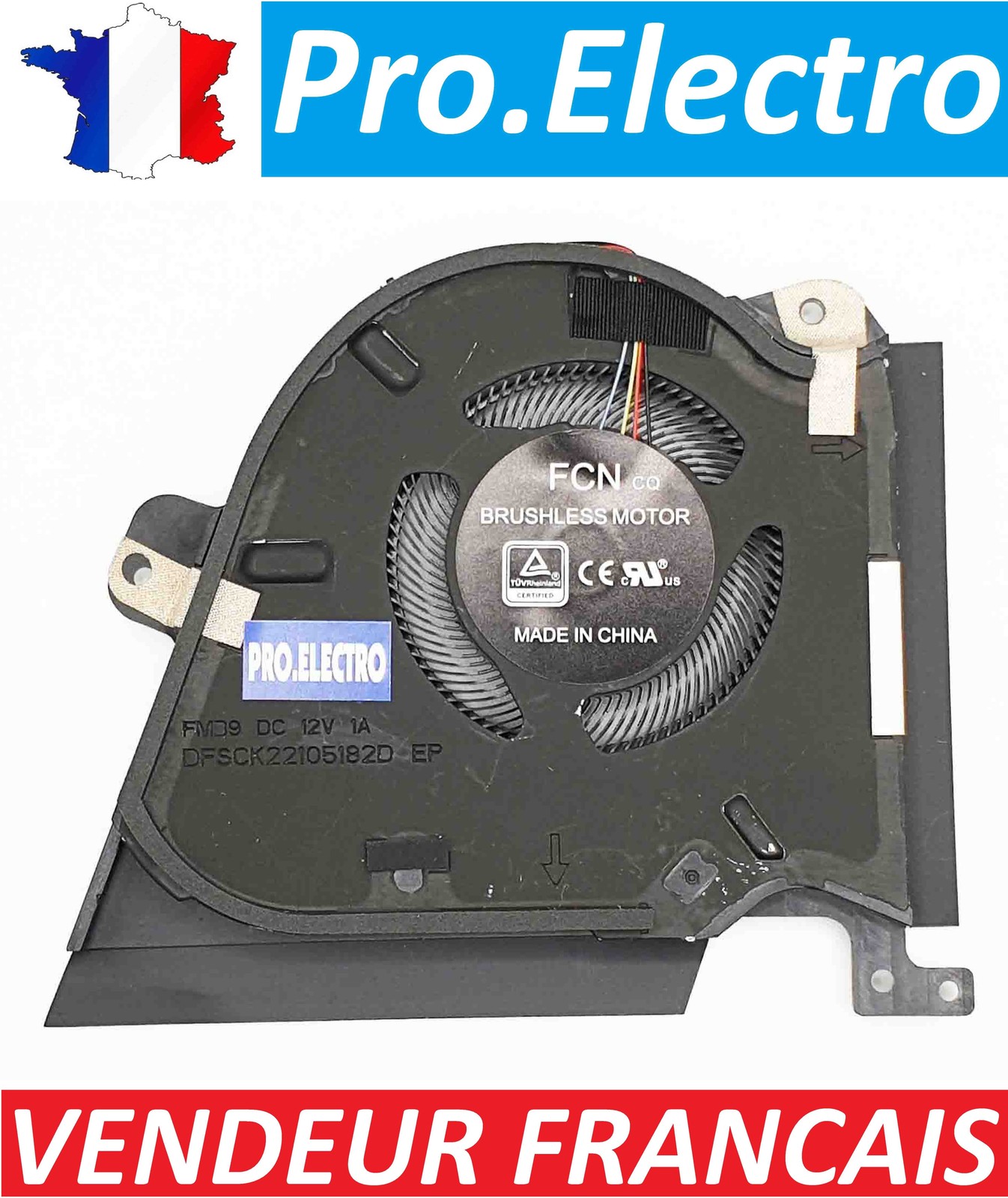 ASUS 13NR02Z0P08011 6033B0088601 GPU Fan