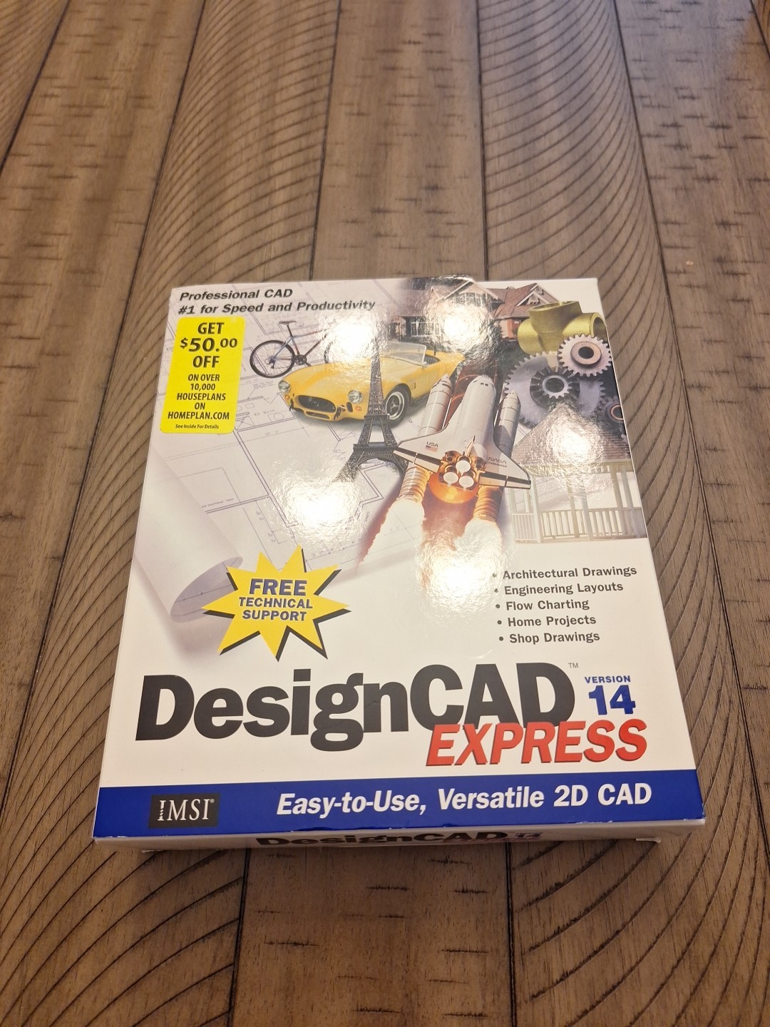 Vintage DesignCAD Express Version 14 Express. PC (Open Box)