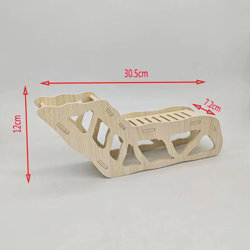 Multi Functional Wooden Landscape Avoidance Equipment Underground Cave Hamster G