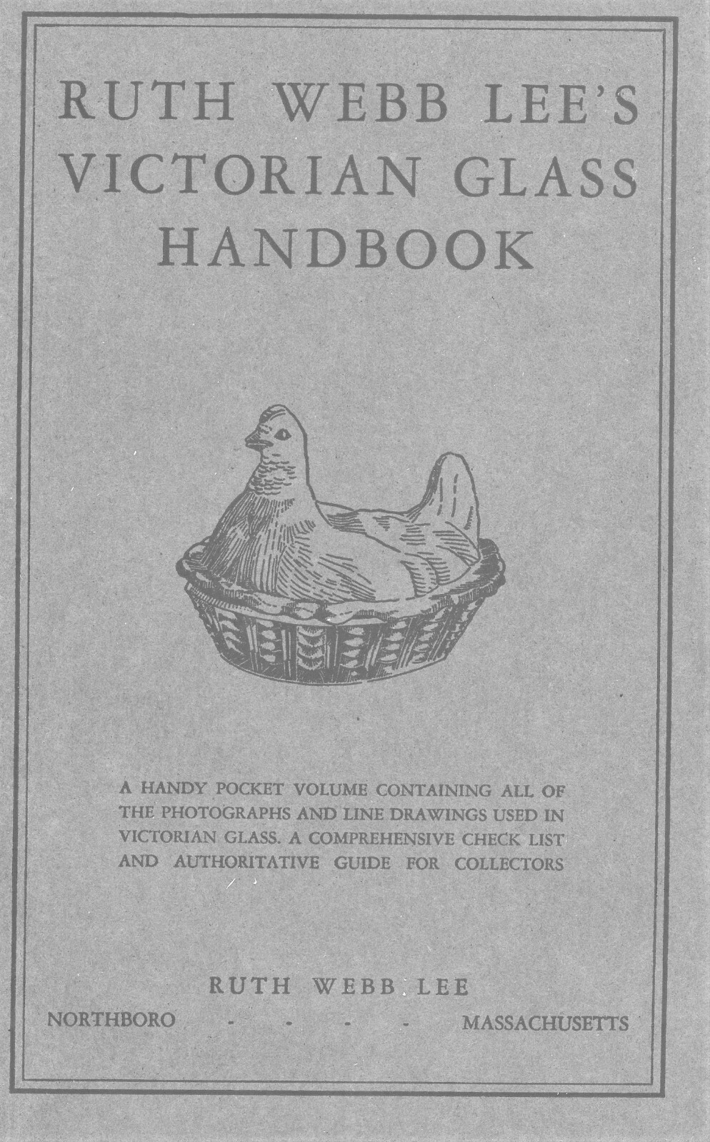 Antique Victorian Pressed Glass / In-Depth Illustrated Classic Reference Book