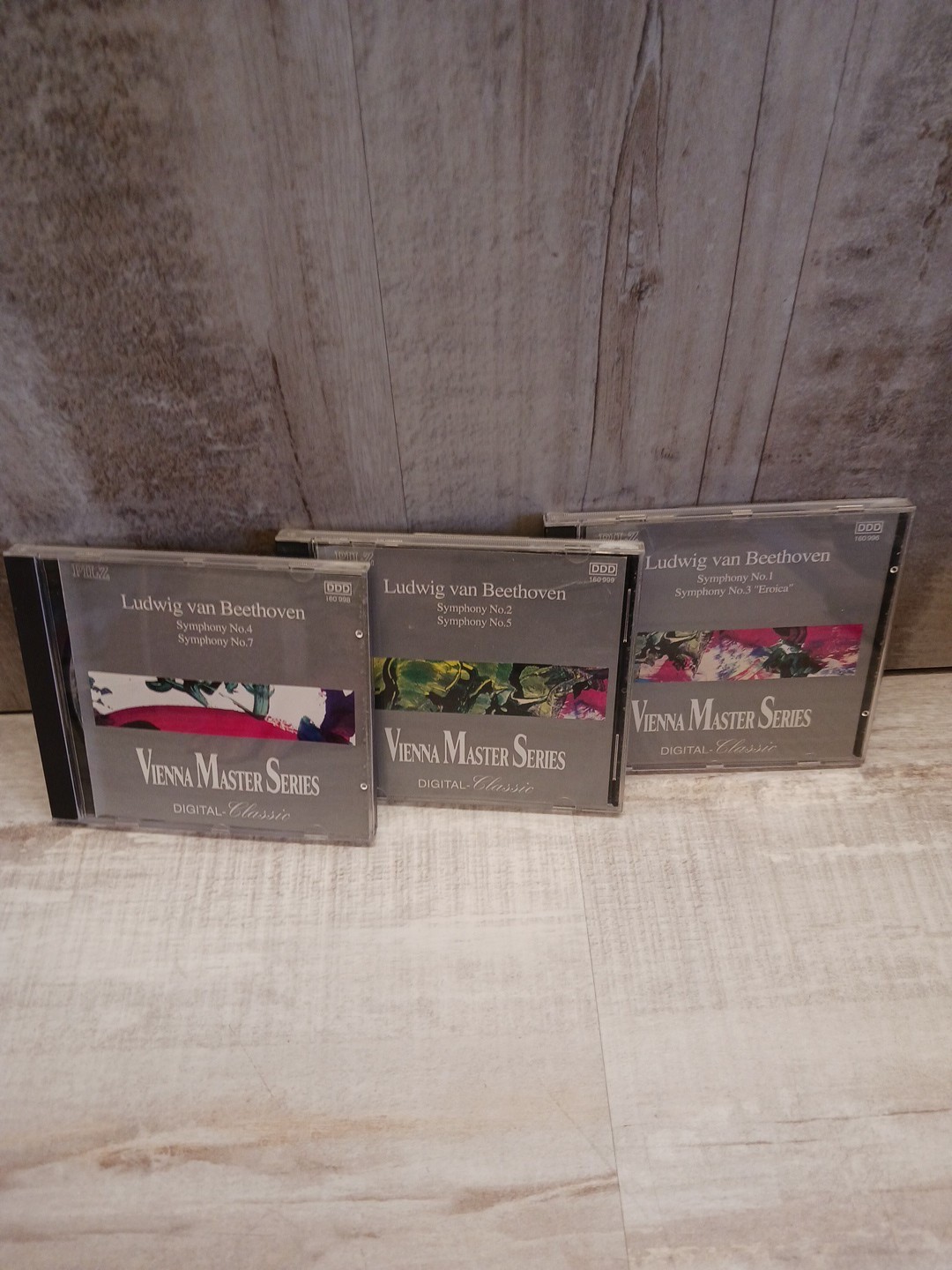 ✅Vienna Master Series CD Lot Of 3 Beethoven Symphonies No. 1, 2, 3, 4, 5, 7✅NO 6