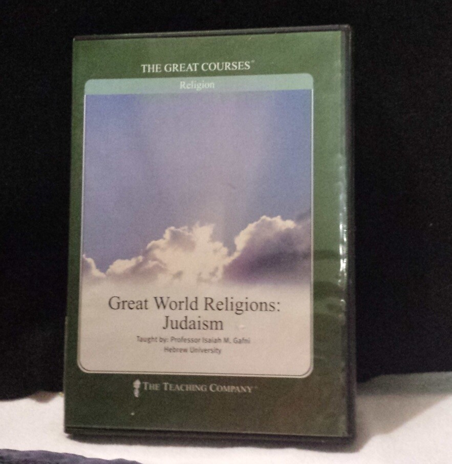 Great Courses Great World Religions: Judaism - 6 CD Set & Case - Audio Learning 