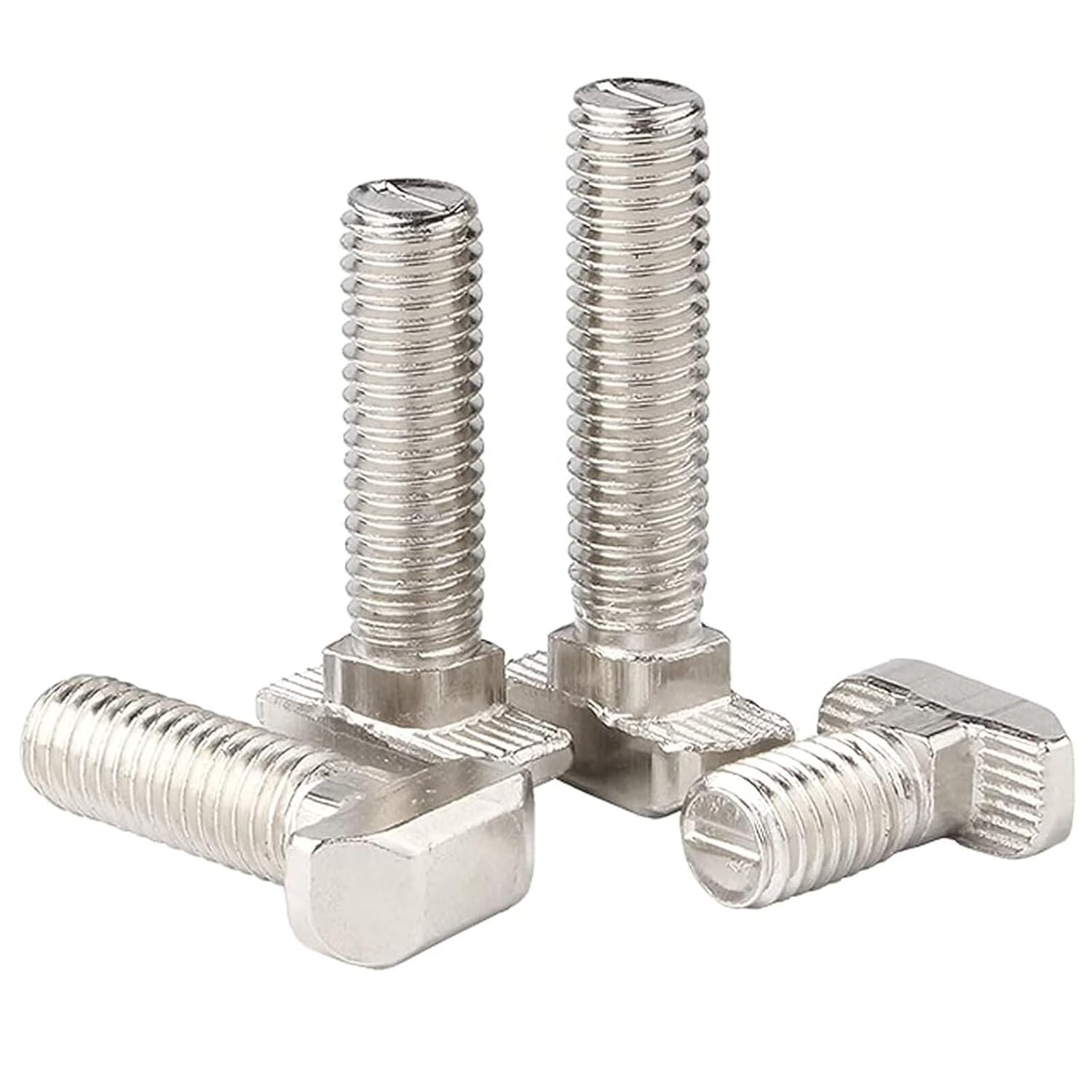 M6 x 12mm Metric Thread T Slot,Drop-in Stud Sliding T-Bolt,Hammer Head Bolt,T Sc