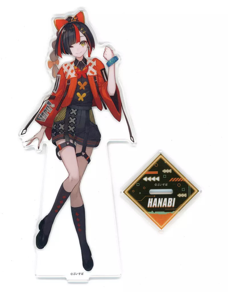 Cyber Gaming Choya Hanabi Big Acrylic Stand Vol.2 for Vtuber/Anime Fans