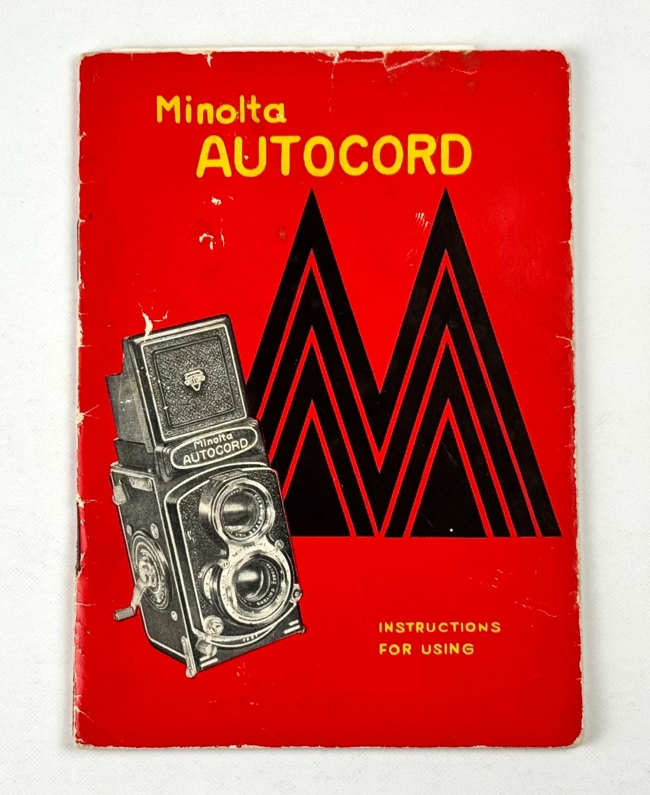 Minolta Autocord Camera INSTRUCTION MANUAL USERS GUIDE / OPERATING