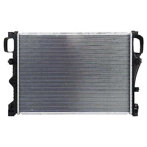 TRQ Radiator Aluminum Core 1 Row Compatible with 2016-2019 Ford Explorer 2.3L