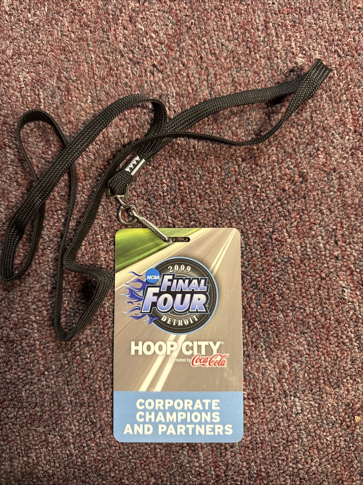 2009 NCAA Final Four Pass Detroit Michigan North Carolina Tar Heels Champions