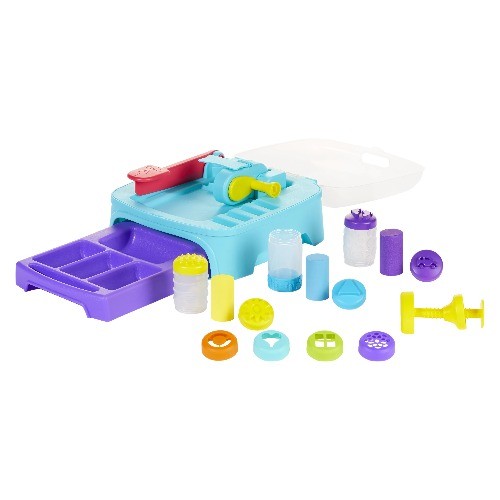 Wonder Factory Never Dry Dough Creation Station; Playset, Stamp, Roll Shape