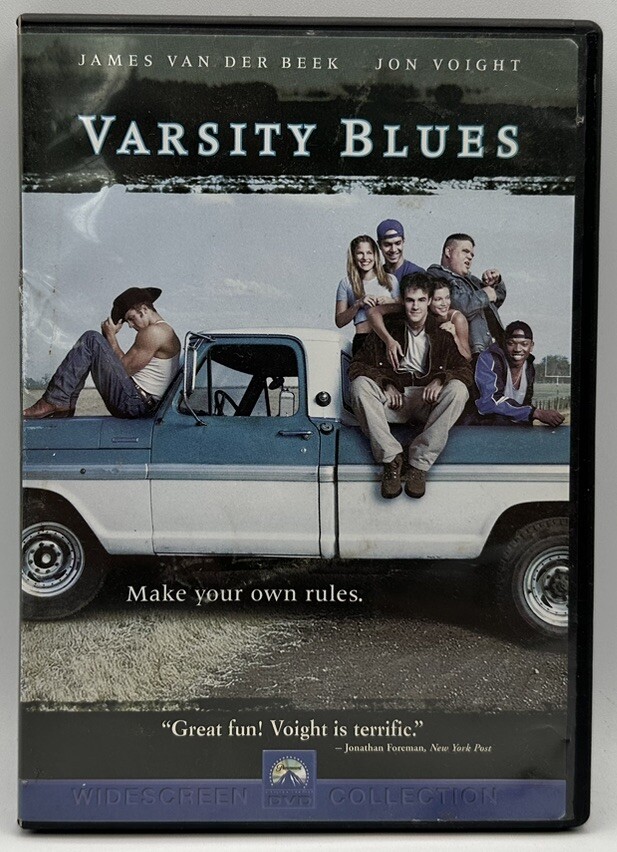 Varsity Blues DVD Paul Walker Jon Voight Ron Lester Free Shipping Tested 1999