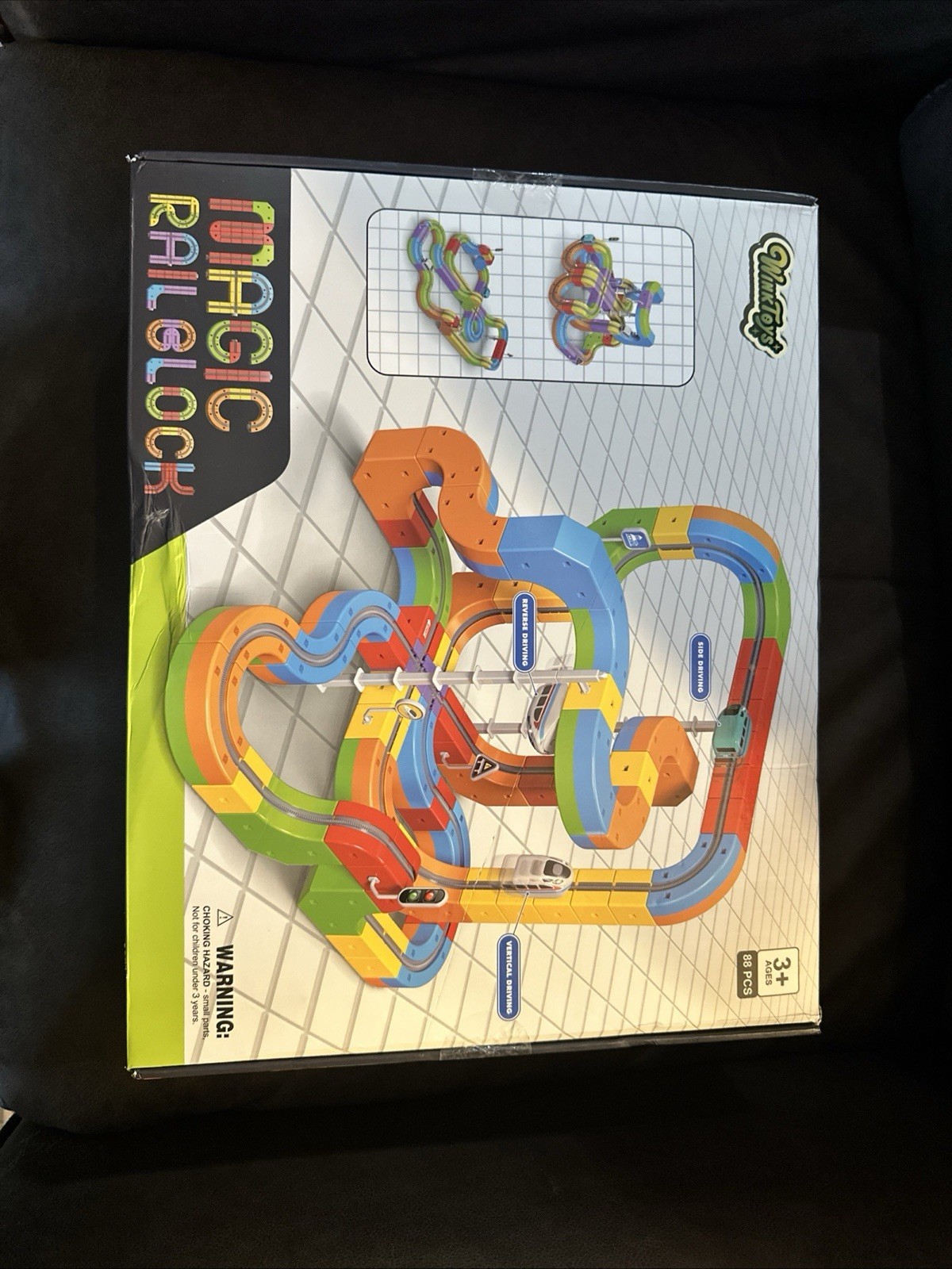 NEW Winktoys Magic Railblock 88 Pc Set, Electric Train Set, STEM, Sealed, NIB