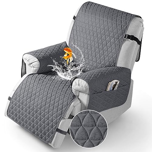  100% Waterproof Recliner Cover - Recliner Cover with Non-Slip Granule, 