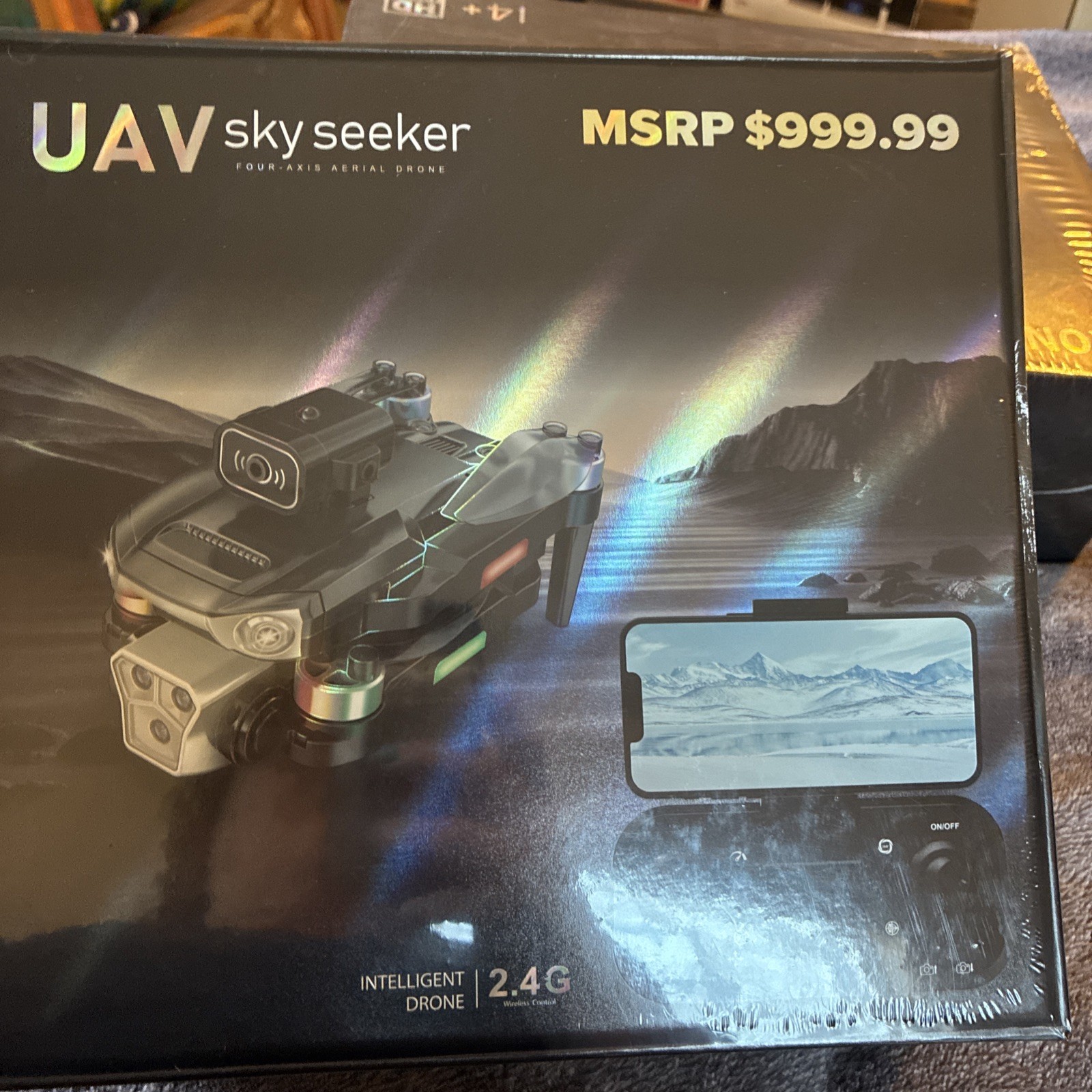 DMES P19 UAV Sky Seeker Four-Axis Aerial Drone with HD and Ultra HD