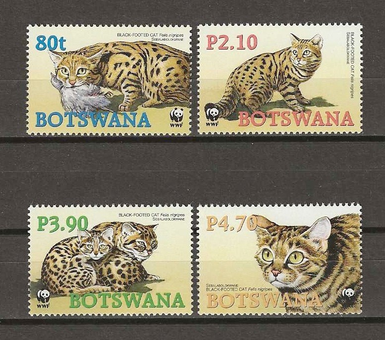BOTSWANA 2005 WWF SG 1040/1043 MNH