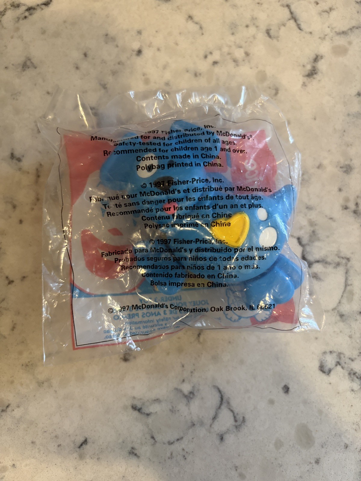 1997 Fisher Price McDonalds Happy Meal Kids Toy Blues Clues Dog Sealed NEW