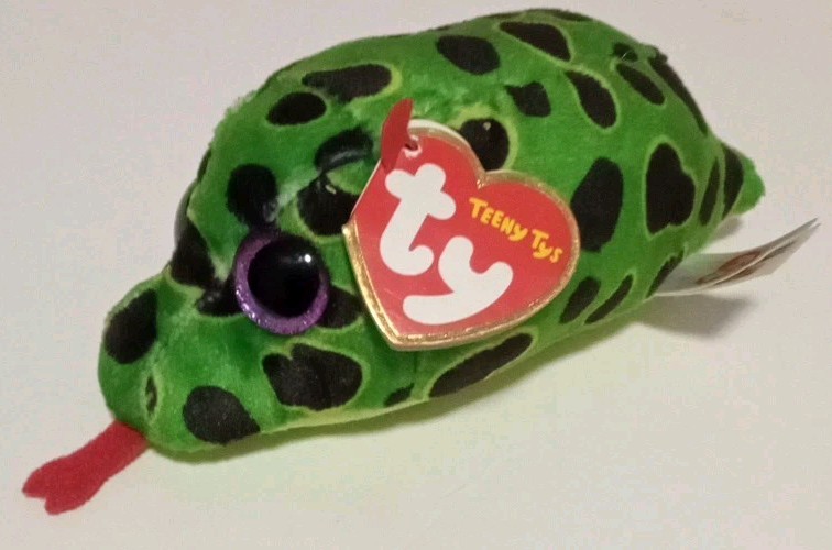 Ty Beanie Boos Teeny Tys - GARTER Snake Stackable Plush Stuffed Animal Toy 4"